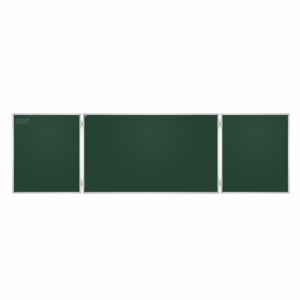 Tabla scolara triptica verde 300x100