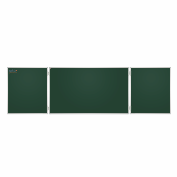 Tabla scolara triptica verde 300x100