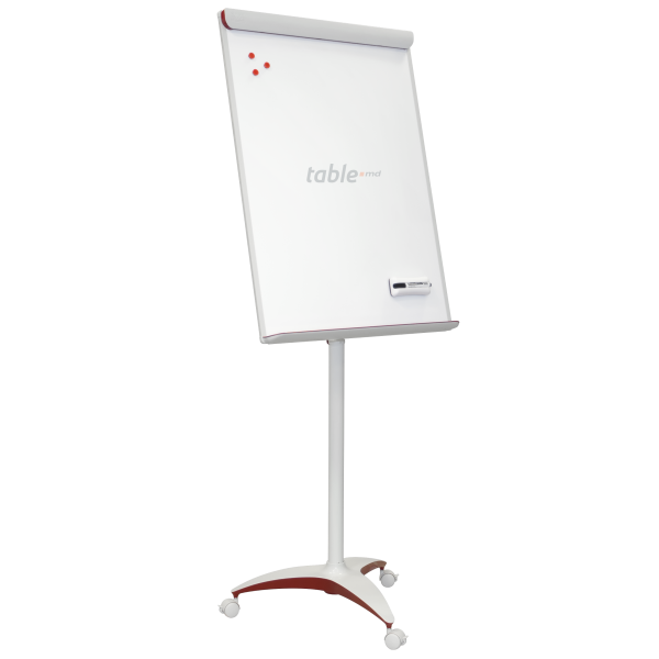 Flipchart mobil office pro rosu