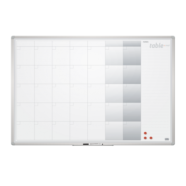 Tabla planning lunar magnetica