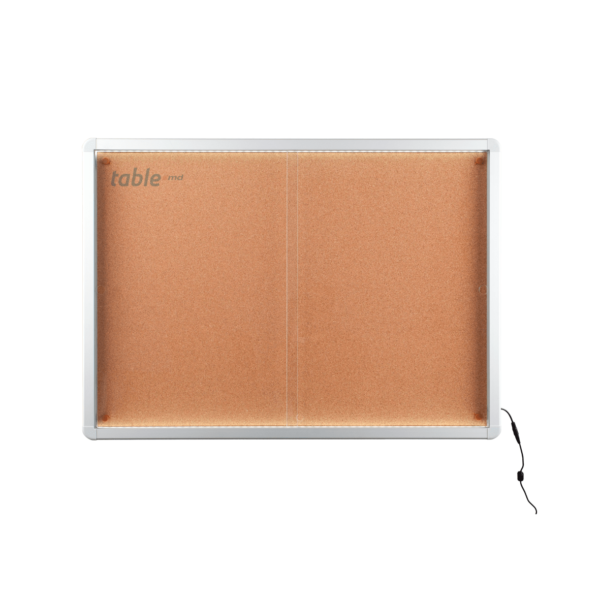 Avizier securizat cu iluminare LED