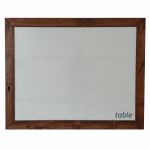 Tabla magnetica alba 100x80 rama lemn
