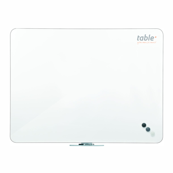 Tabla magnetica alba 90x60 frameless